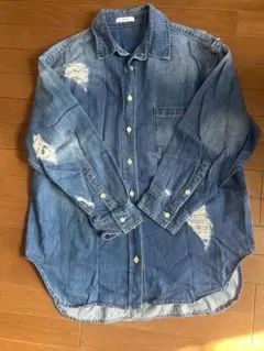 専用⭐︎JEANASIS ダメージデニムシャツ　BIGシャツ　ジャケット