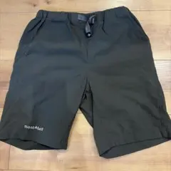 mont-bell キッズ ハーフパンツ 140 ダークグレー