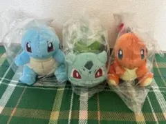 め*ん様 ポケモン一番くじ C賞 カントー地方 旅立ちの3匹セット