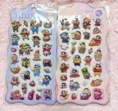 クレヨンしんちゃん　シール　ぷくぷく　立体　ボンドロ