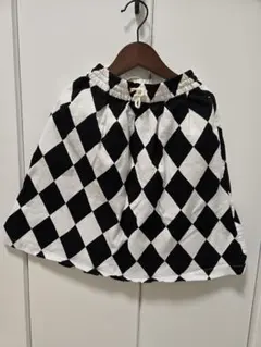 ダイヤモンドチェック柄スカート 120-130cmのサムネイル