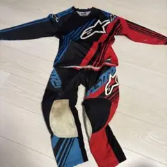 Alpinestars 子供用　モトクロスウェア　キッズ　赤青