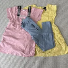 130⭐︎140 ワンピース3枚⭐︎パンツセット　JENNI H&M GAP