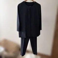 ESPRITMUR スーツ上下 パンツスーツ フォーマル ネイビー