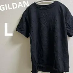 GILDAN ギルダン 【L】コットンTシャツ 半袖 紺色 無地 ゆったり 春夏