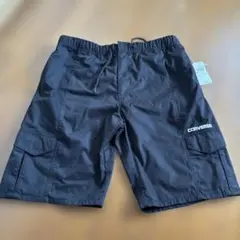 CONVERSE ブラック カーゴショートパンツ Lサイズ