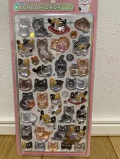 〖国内正規〗ボンボンドロップシール 和柄 猫