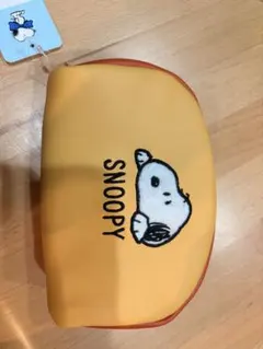 スヌーピー ポーチ オレンジ/イエロー