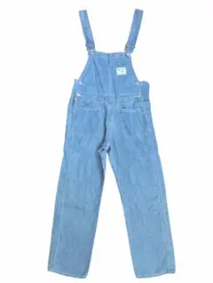 美品BREEZEデニムオーバーオール140 柔らかデニム サロペットキッズ