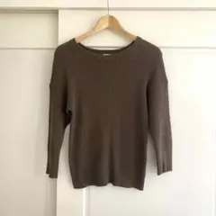 6(ROKU) ロク カシミヤ100%ワッフルVネックニット 6(ROKU) ロク カシミヤ100%ワッフルVネックニット - メルカリ