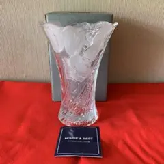 HOYA HOUSE & BEST フラワーベース クリスタル 花瓶 箱付き