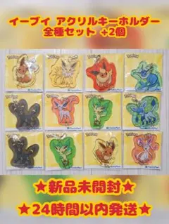 ポケモン　ファミリーマート限定　イーブイアクリルキーホルダー全種セット+被り2個