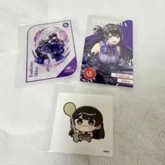 【未使用】にじさんじ　8周年　月ノ美兎　クリアカード　メタルカード　ステッカー