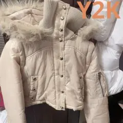 d.i.a コート　アウター　平成ギャル　y2k ファー付き　ベスト　2way