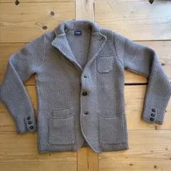 リングヂャケット別注 Drumohrドルモア ニットジャケット44 ブラウン