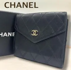 2025年最新】chanel シャネル 二つ折り財布 ビコローレ ラムスキンの