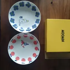 ムーミン 陶器皿 2枚セット