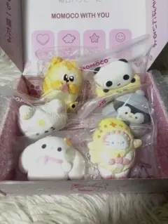 MOMOCOLuv スクイーズ 動物粉付きと粉付きなしセットのサムネイル