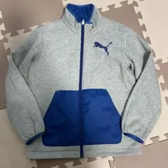 Puma プーマ 青/グレー　リバーシブル　ナイロンジャケット　トレーナー