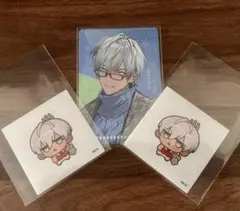 イブラヒム すき家特典カードと8周年ステッカー