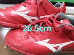 フットサルシューズ モナルシーダネオ Mizuno 26.5cm レッド