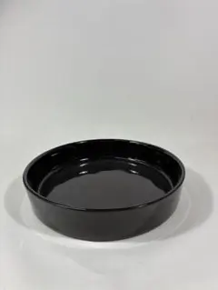 いけばな花器　10号丸水盤黒艶-9 訳あり商品　未使用品　　草月流のサムネイル