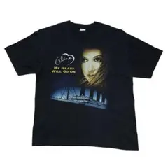 希少 90's Titanic Celine Dion Tour Tシャツのサムネイル