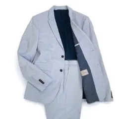 美品 ZARA MAN ザラマン セットアップ スーツ ライトブルー L