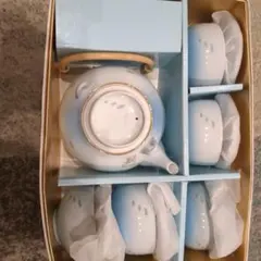 急須と蓋付湯呑みセット