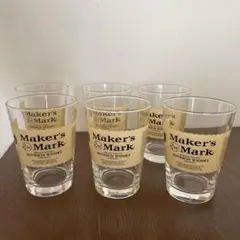 Maker's Markグラス6個セット
