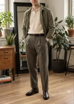 DOCKERSスラックスLカーキ色supremeユニクロGAPのサムネイル