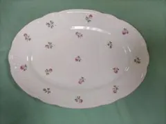 【リチャードジノリ】花柄オーバルプレート【未使用・訳あり】