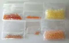 スワロフスキー #5301 ソロバン型ビーズ　イエロー系　354個　廃盤品