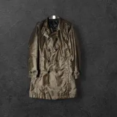 00s Archive Darkwear コーティング トレンチコート ブラウン