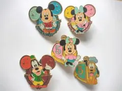 ディズニー ピンバッジ 非売品 5個セット