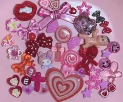 No.424 デコレーションパーツ　デコパーツ　まとめ売り