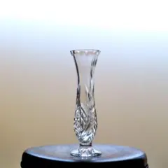 Vintage Cristal d'Arques 一輪挿し 花瓶 フランス製