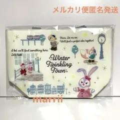 スーベニア　ランチケース　ダッフィー のウィンタートゥインクリングタウン