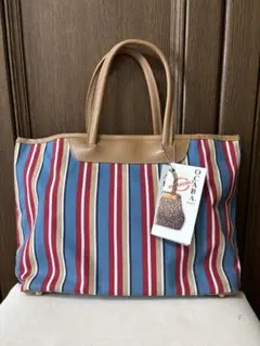 OCABA (オカバ)ストライプ トートバッグ