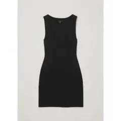 【美品】COS ブラック ノースリーブ ミニワンピース XSのサムネイル
