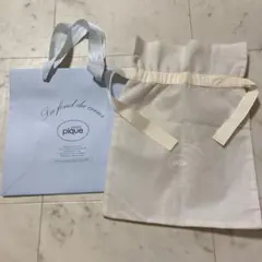 【美品】gelato piqué ジェラートピケ　ショッパー　紙袋　内袋付き