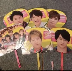 嵐 popcorn ポップコーン ミニうちわ　ウチワ　グッズ