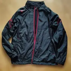Mizuno ウィンドブレーカー Mサイズ ブラック/レッド