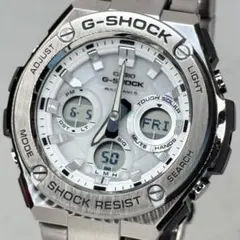 極美品 G-SHOCK GST-W110D 電波ソーラー メタルバンド ホワイトのサムネイル