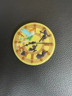 Disney Characters 刺繍缶バッジビスケット2 ティンカーベル
