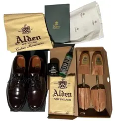 Alden 990 5½ D オールデン コードバン プレーントゥ メンズ革靴のサムネイル
