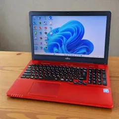 快適SSD256GB Win11 メモリ8GB 富士通ノートパソコン カメラ付き