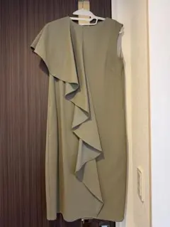 【美品】CELFORD ノースリーブひざ丈ワンピース 36