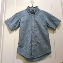 ポロ　ラルフローレン 半袖シャツ 130サイズ デニム