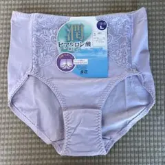 Ｌサイズ/ラベンダー/綿ストレッチ/ショーツ/潤/ヒアルロン酸加工/立体パターン